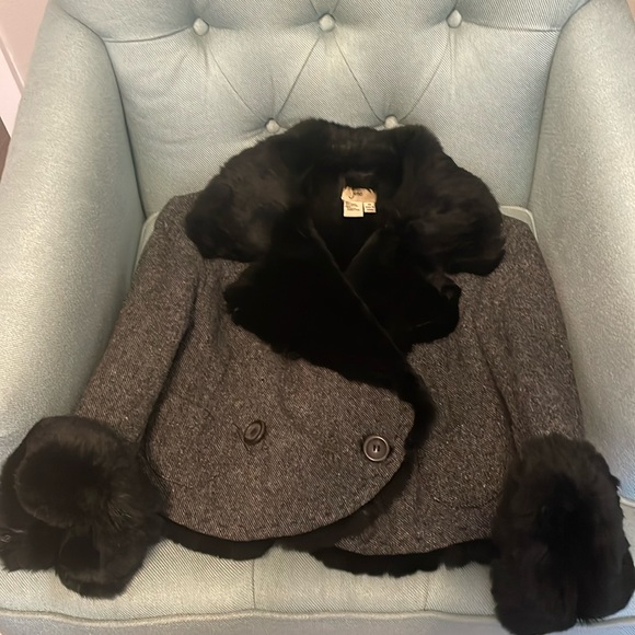 Rabbit fur jacket - Picture 1 of 12
